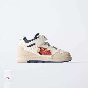 Lightning McQueen Cream and Navy Sneakers